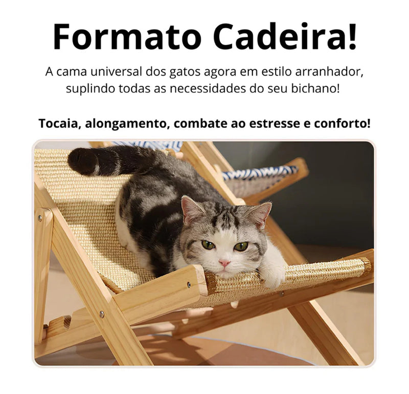 Cadeira Arranhador para gatos