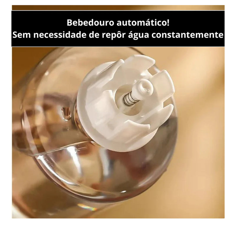 Comedouro e bebedouro automático para pets